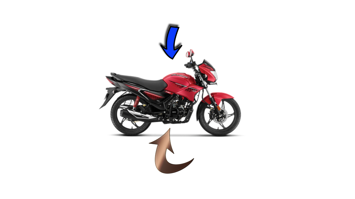 Hero Glamour Red Color Bike price In india 2024